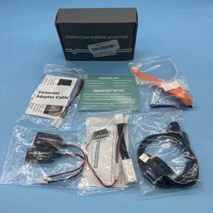 Adaptador de corriente para cámara de tablero GPS, (conector tipo B de 10 pines) radar de cámara espejo - Imagen 1 de 8