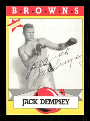 1993 Brown's Boxing card Promo Jack Dempsey NM to NMMT BXCP55 - Image 1 of 2