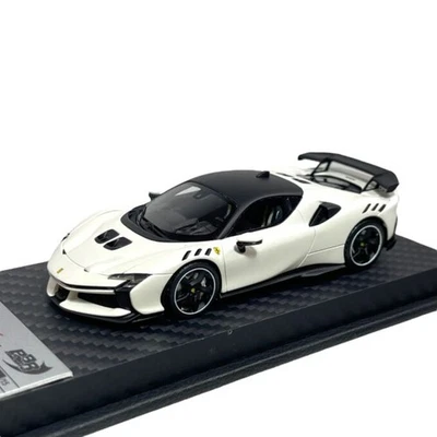 Modellino Auto BBR Models 1/43 Ferrari SF90 XX Bianco Fuji Matt tetto nero - Immagine 1 di 4