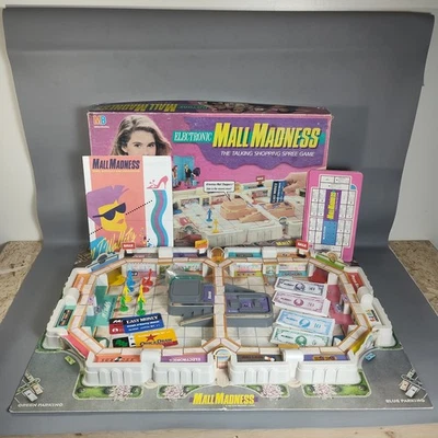 Vintage 1989 Mall Madness Game Milton Bradley Tested & Works 97% Complete - Image 1 of 4