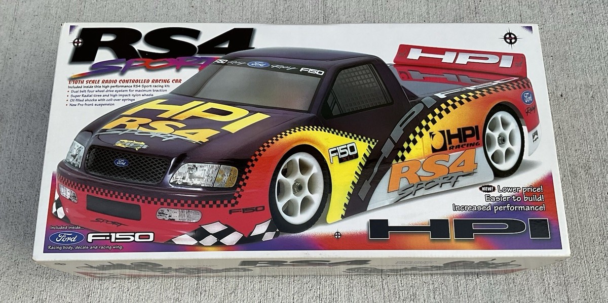 HPI NITRO MINI RS4 未使用 ラジコン レーシング R/C Vintage RC HPI RS4 Nitro, has many upgrades, box and manual