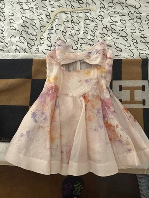 Mini Vestido Zimmermann Twist Crush Usado Una Vez Nuevo Sin Etiquetas $1450 Floral Talla 1 O 6 Foto 1 de 4