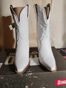 Dingo Westernstiefel Damen Tipsy Leder spitz zulaufend zum Überziehen DI2247 - Bild 1 von 5