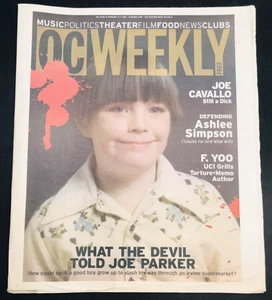 2005 OC Weekly Magazine What The Devil Told Joe Parker Ashlee Simpson February - Picture 1 of 7