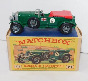 RARE Matchbox Models of Yesteryear Y-5 1929 4.5 Litre Bentley MINT IN ORIG BOX - Picture 1 of 7