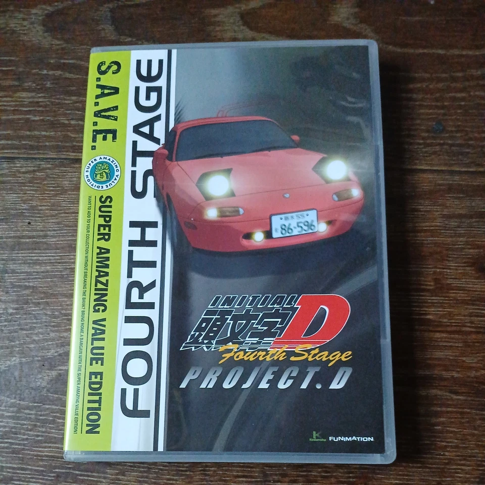 Initial D Fourth Stage SAVE Super Value Fun Edition (DVD 2014) Funimation - Image 1 of 4
