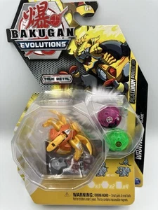 Bakugan Evolutions Wrath Platinum Power Up True Metal Figure Spin Master - Picture 1 of 1