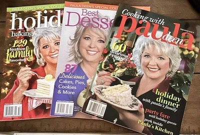 Paula Deen Set/3 Magazines Incl. PREMIERE ISSUE. All Unblemished Mint Condition - Image 1 of 4