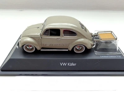 Volkswagen VW Käfer 1200 Brezel Modellino Schuco 1:43 con Rimorchio 450269200 - Immagine 1 di 4