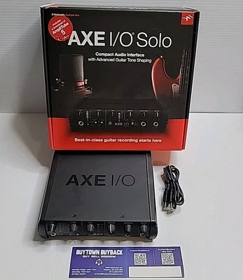 IK Multimedia AXE I/O SOLO Premium USB Guitar Audio/MIDI Interface - Bild 1 von 4