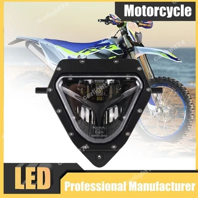 Светодиодная фара дальнего/ближнего света для Sherco SE R SER SE F SEF 50 125 250 300 450 Enduro - Изображение 1 из 4