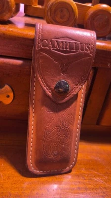 ВИНТАЖНЫЙ CAMILLUS НОЖ МЕШОК/ФУТЛЯР - Изображение 1 из 4