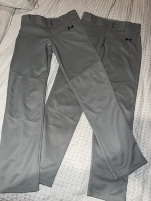 2 Under Armour Boys' Utility Baseball Pant Closed Size Youth Large - Image 1 of 4
