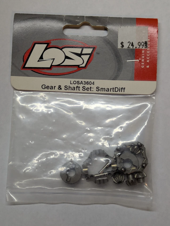 Team losi LOSA3604 GEAR & SHAFT SET : smart diff - Image 1 of 2