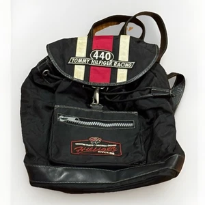 Vintage Tommy Hilfiger Racing Rucksack Motorrad Tasche Harley F1 RRL Selten �� - Bild 1 von 6
