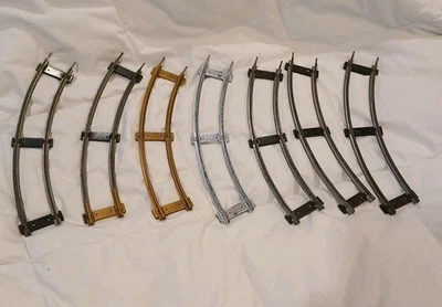 Vintage Lionel O Tubular Curved Track 7 Pieces Marklin Marx? - Image 1 of 4