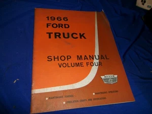 Ford Truck 1966 manual de taller - Imagen 1 de 1