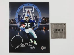 RAGHIB "ROCKET" ISMAIL Toronto Argonauts Skyline SIGNED 8x10 PHOTO BAS COA - Picture 1 of 4