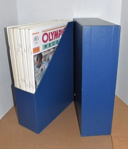 1984 Los Angeles Olympic Record Official Results COMPLETE~17 Issues~Slipcase - Picture 1 of 22