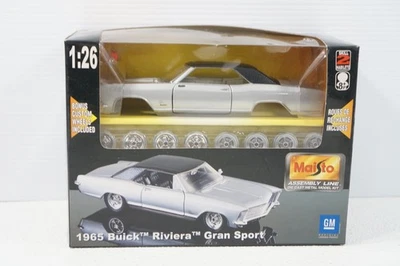 Maisto 1965 Buick Riviera Gran Sport 1:26 Model Kit Assembly Line - Image 1 of 4