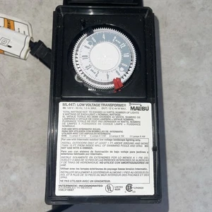 Malibu ML44T Intermatic 44 Watt Low Voltage Outdoor Lighting Transformer / Timer - Picture 1 of 8