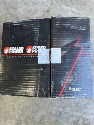 Sealed Power 12306P Dish Top Piston Set for 83-87 and 1995 Mazda 2.0L FREE SH* - Image 1 of 3