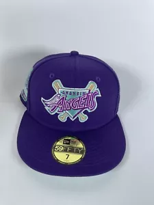New Era Anaheim Angels Purple Grape Soda 59FIFTY Fitted Hat Exclusive Size 7 - Picture 1 of 8