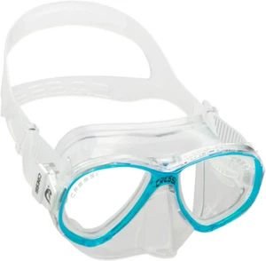 Cressi Maschera Silicone Trasparente Sub Perla Junior Kid Colore ACQUAMARINA - Foto 1 di 1