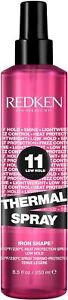REDKEN Thermal Spray for Heat Styling, Reduces Frizz for Glossy Shine, Protects