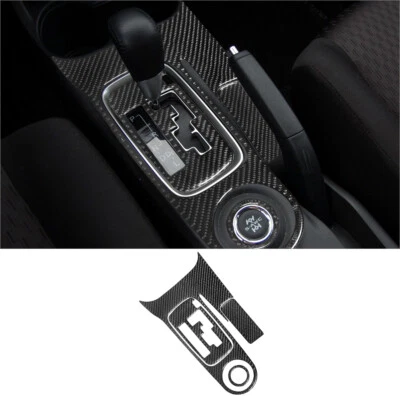 Kit de cambio de marchas interior de fibra de carbono de 4 piezas para Mitsubishi Outlander Foto 1 de 4