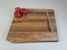 Solid oak walnut wooden chopping serving board James Martin style thick butcher