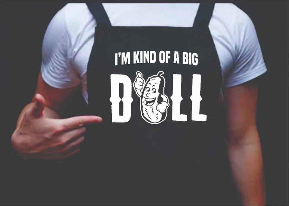 Avental masculino I'm Kind Of A Big Deal masculino engraçado para churrasco, avental masculino para grelhar  - Imagem 1 de 1