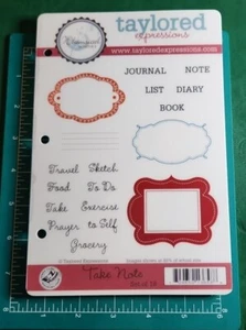Taylored Expressions: " Take Note " EUC! Comb.Ship. Frames Read Below ! - Picture 1 of 3