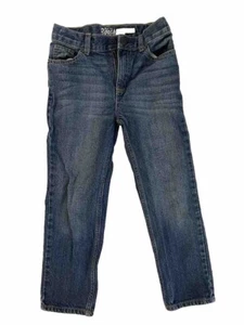 Oshkosh B'Gosh Boys Size 6R 6 Classic Denim Adjustable Waist Blue Jeans EUC - Picture 1 of 4