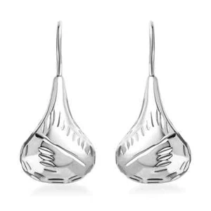 925 Sterling Silver Teardrop Dangle Drop Earrings for Women Jewelry Gifts - Picture 1 of 6