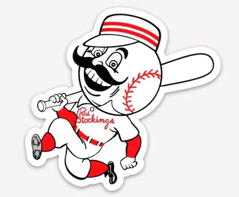 Cincinnati Reds Vintage MAGNET - Cincinnati Red Stockings Tribute Cover