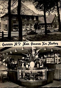 SIEVERSEN b Harburg Mehrbildkarte mit 4 Ansichten H.P. Holstein Ansichtskarte - Bild 1 von 2