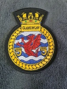 HMS GLAMORGAN EMBROIDERED BLAZER/BADGES - Picture 1 of 1