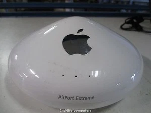 Apple AirPort Extreme Base Station 54 Mbps 10/100 Wireless G Router A1075 EX PSU - Afbeelding 1 van 5