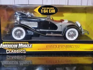 Coche diecast Duesenberg SSJ Roadster 1935 escala 1:18 y 1:64 Ertl American Muscle - Imagen 1 de 6