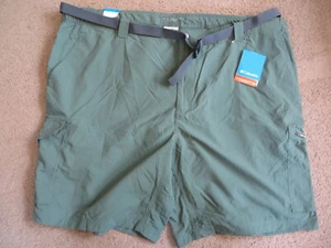 NEW Columbia Silver Ridge Cargo Shorts - olive - mens 50" w/ 10" inseam $50 - Picture 1 of 1