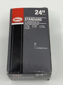 Bell Standard Schrader Replacement Bicycle Inner Tube 24”x1.75-2.25” Bike Tire - Picture 1 of 3