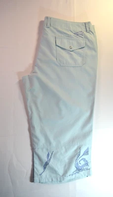 Pantalones Y2K Horny Toad Para Mujer 12 Azul Yolo Capri Cristal Nuevos con Etiquetas 36 X 18 Gorpcore Foto 1 de 4