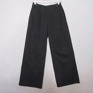 Madewell Harlow Wide Leg Pants Women 0P Petite Black Pleated Trousers NWT 2024 - Picture 1 of 15