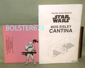 MOS EISLEY CANTINA DIORAMA W/ SANDTROOPER LOOSE 1998 Star Wars Hasbro POTJ 3.75" - Picture 1 of 7