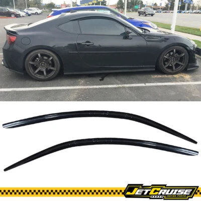 Se adapta a 13-20 Scion FRS/Subaru BRZ/Toyota 86 viseras de ventana acrílicas protector solar para lluvia Foto 1 de 4