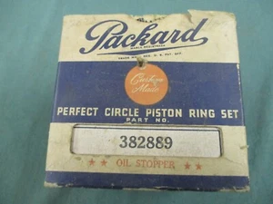1941-50 Packard Custom-8 Piston Ring Set 382889 NOS - Picture 1 of 1