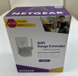 NETGEAR AC750 WiFi Range Extender Essentials Edition EX3700-100NAS - New