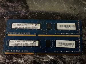 Hynix HMT351U6CFR8C-PB PC3-12800U DDR3 2X4GB RAM Memory 8GB - Picture 1 of 1