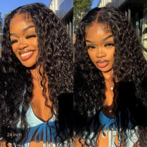 UNice Cambodian Water Wave Human Hair Extensions Bundles Virgin Hair Weaves Weft - Picture 1 of 14